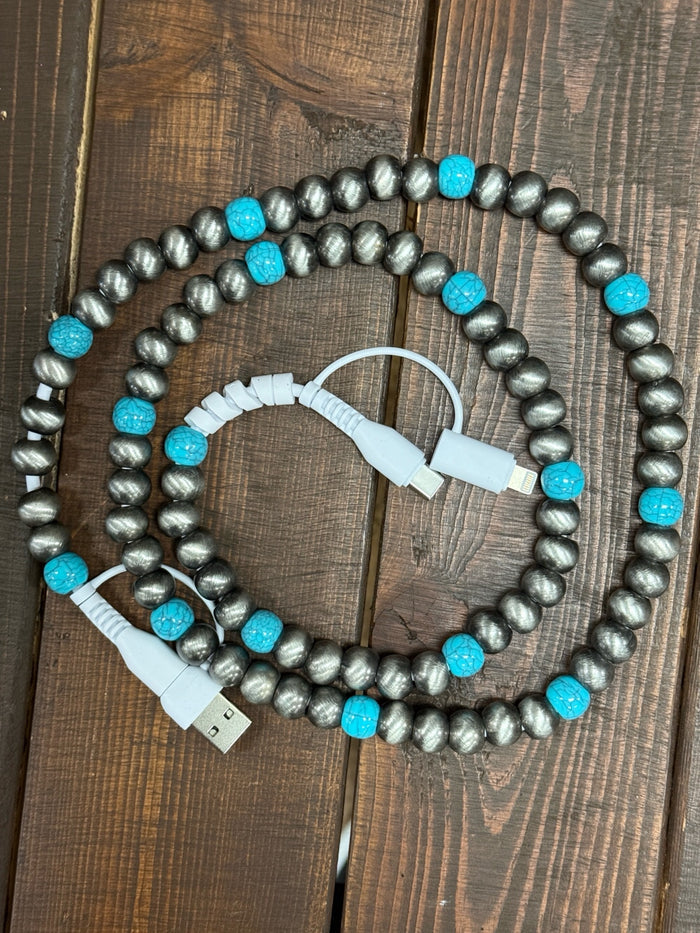 4-in-1 Beaded Phone Charging Cable