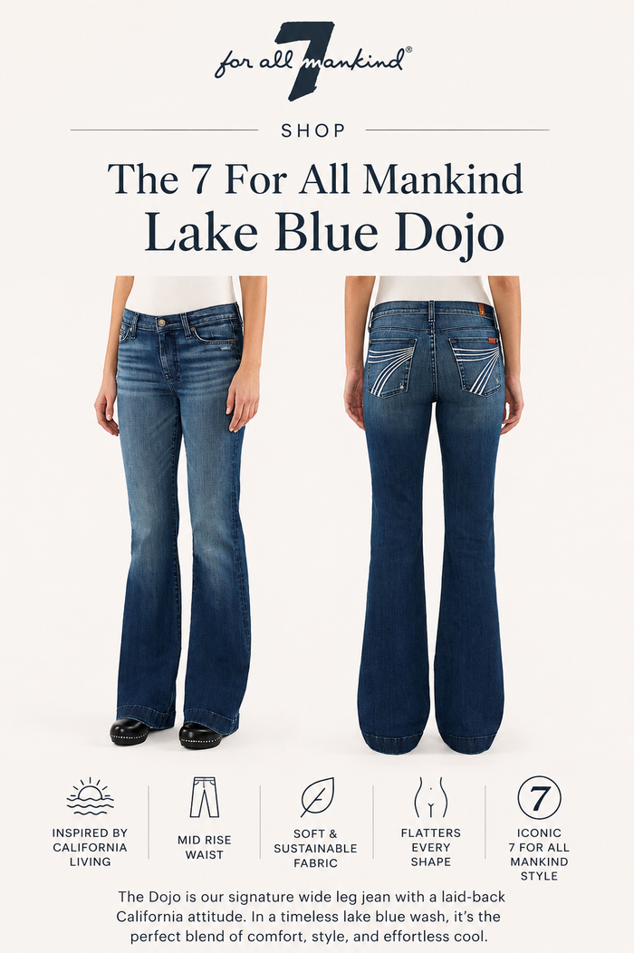 7 For All Mankind Lake Blue Dojo