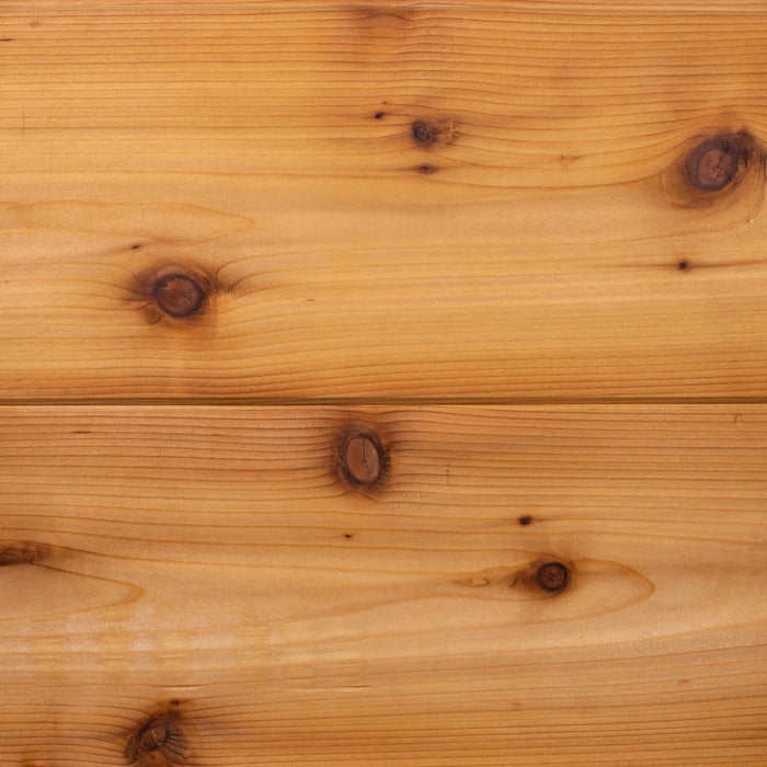 5/4x6 Western Red Cedar 45° V-Groove - Select Knotty (STK) Appearance Grade S4SEE - Advantage Lumber