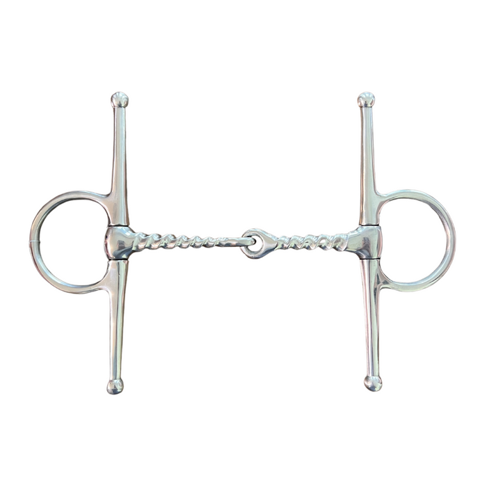 AJ Tack Full Cheek Corkscrew Bit, 5"
