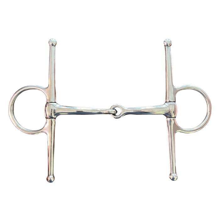 AJ Tack Full Cheek Snaffle Bit, 5"