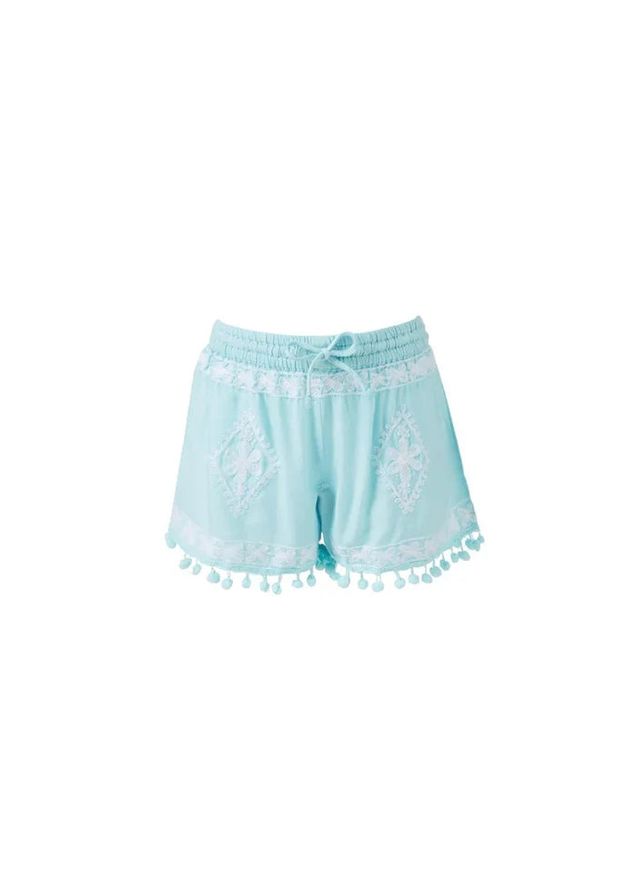 Shorts Melissa Odabash Baby Sienna Shorts Sky/White Apoella