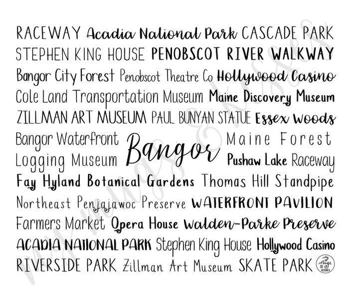 Bangor, ME Travel Mug