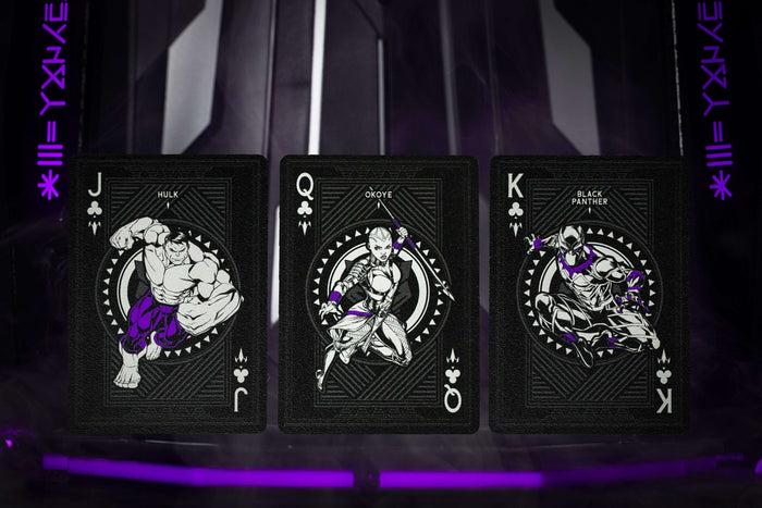 PlayingCardDecks.com-Black Panther Playing Cards