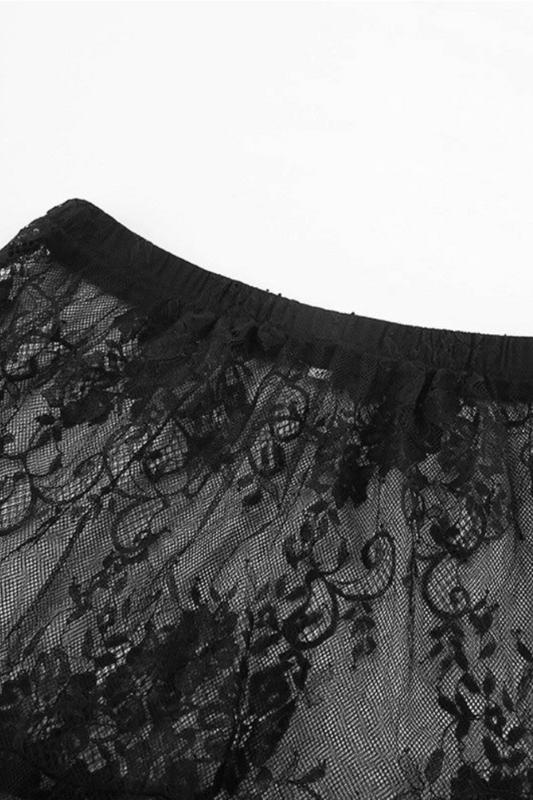 Blaire Lace Midi Skirt - Black <br> ****LAST ONE**** <br>