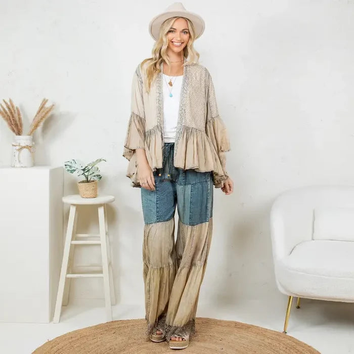 Boho Frill & Flow Kimono
