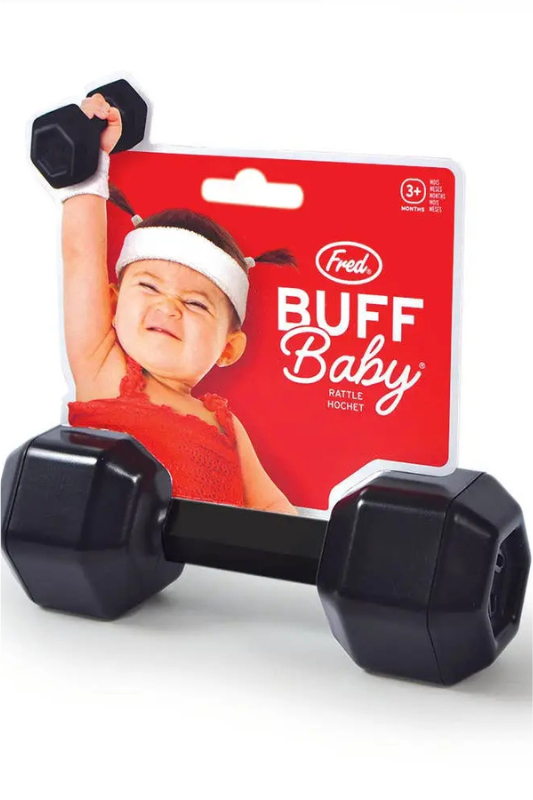 Buff Baby Dumbbell Rattle