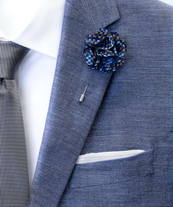 Checkpoint Flower Lapel Pin