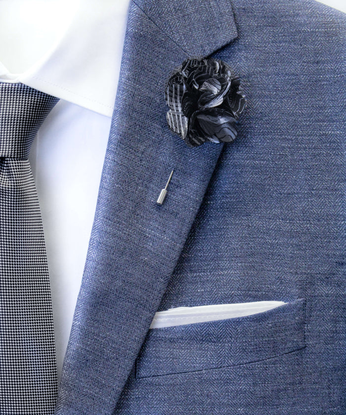 Classic Cool Flower Lapel Pin
