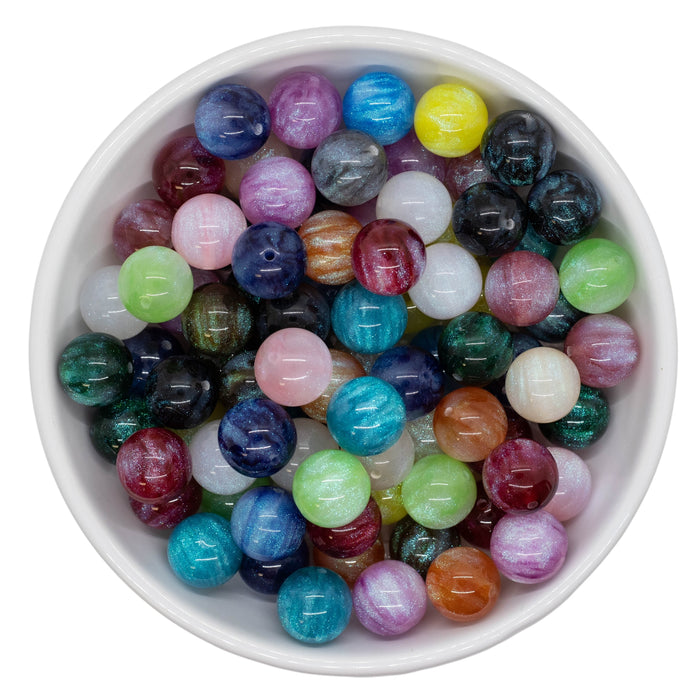 Cosmic Glitter Bead Mix 20mm (Package of 50)