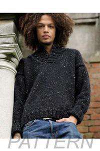 Debbie Bliss Millford/Shawl Collared Sweater PATTERN ONLY-Patterns-Debbie Bliss-Alpaca Direct