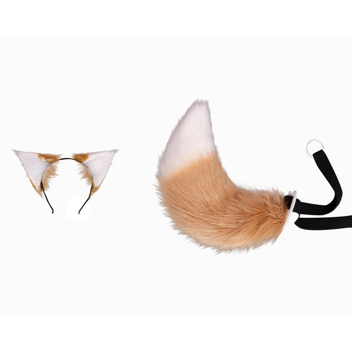 DokiDoki Anime Spice and Wolf: Merchant Meets the Wise Wolf Cosplay Holo Prop Ears Tail Furry