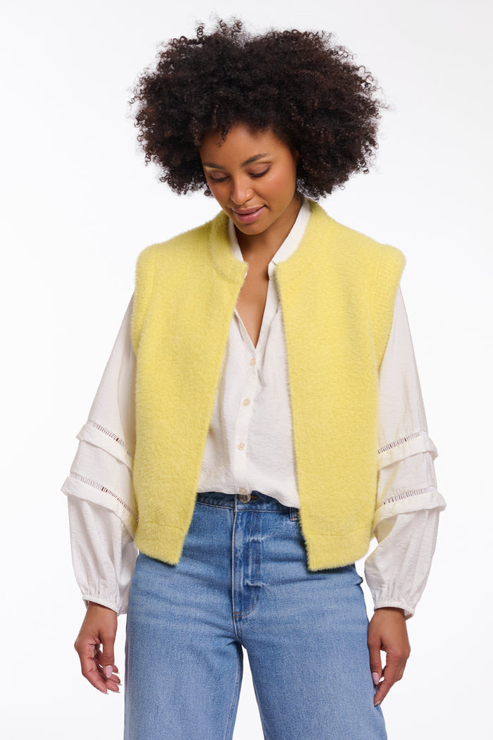 Elona waistcoat lime