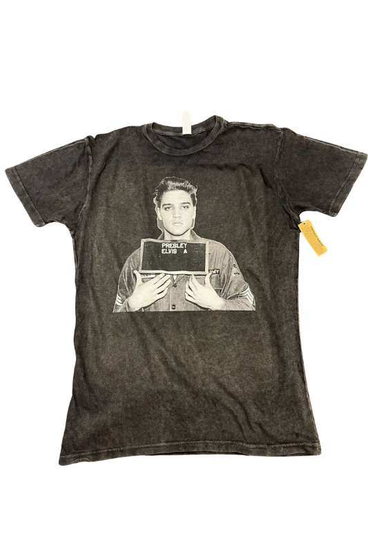 Elvis Mugshot Vintage Tee