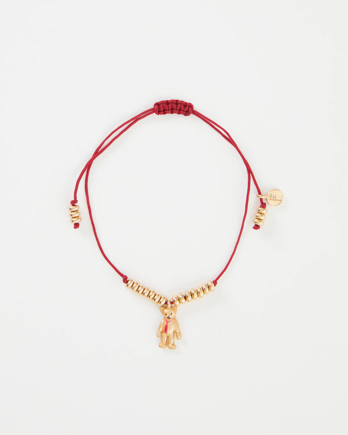 Enamel Teddy Bear Bracelet - Match box