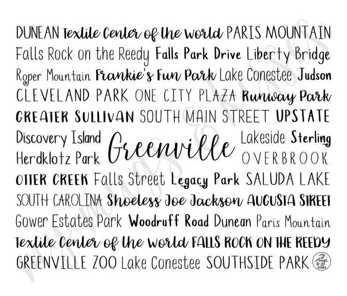 Greenville, SC Travel Mug