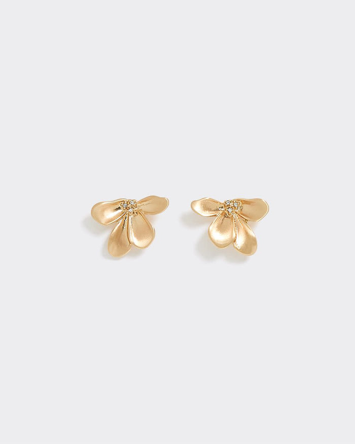 Half-Flower Earrings