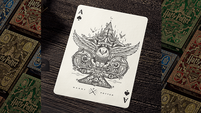 PlayingCardDecks.com-Harry Potter Playing Cards 4 Deck Set USPCC