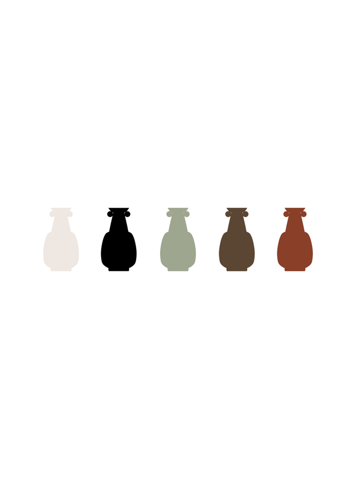Vases Iris Tall Vase - Terra Rust Orange - Rust Orange