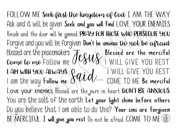 Jesus Said Tumbler