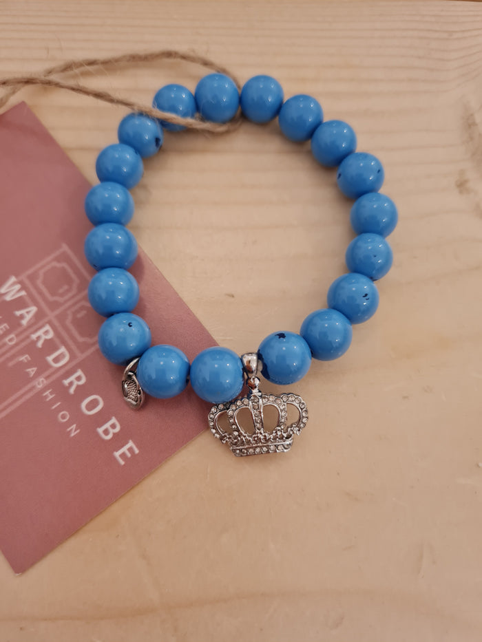 Juicy Couture Blue beaded bracelet