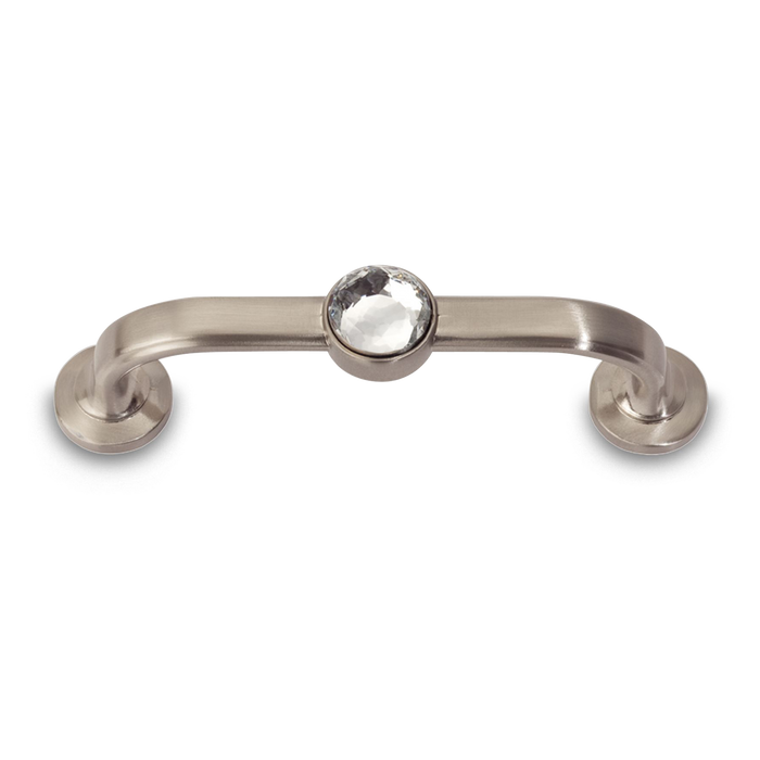 A feminine traditional bracelet pull with genuine European crystal.