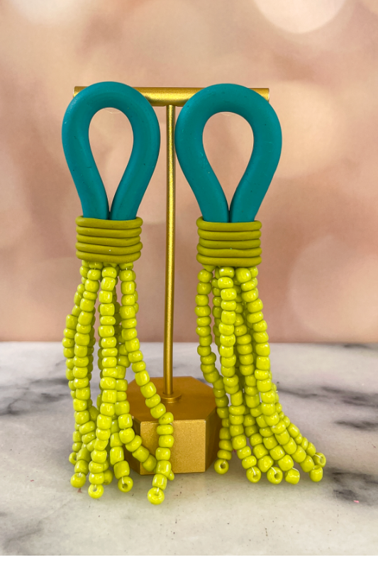 Lilah Beaded Drop Earrings