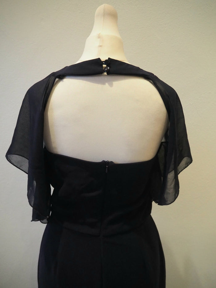 Little Black Dress Navy Maxi Dress Size 10