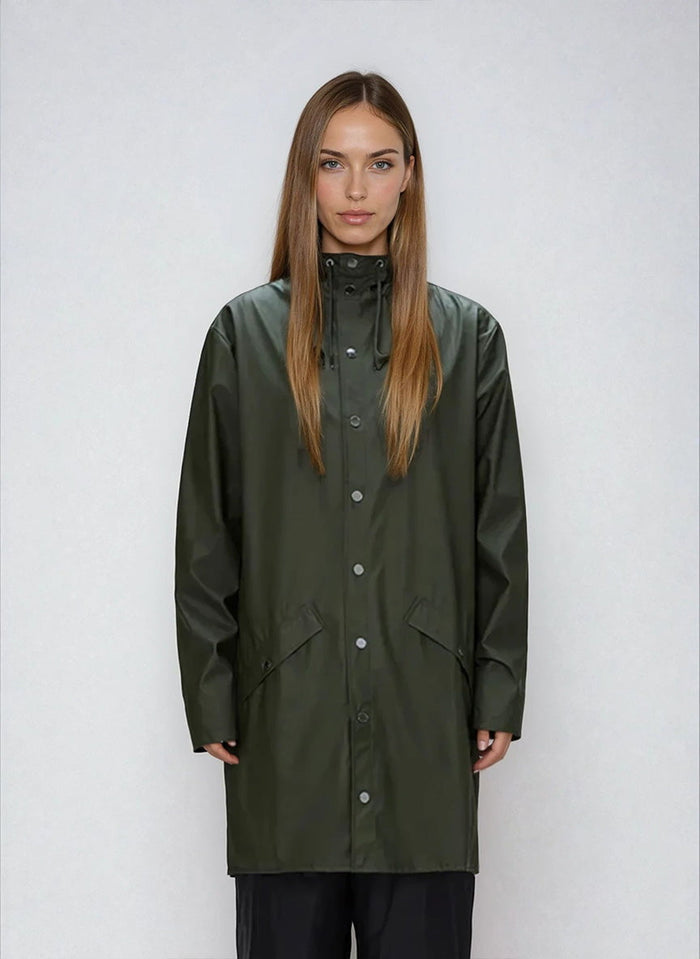 Jacket Rains Long Jacket W3 Green Apoella