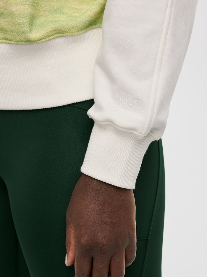 Long-Sleeve Crew-Neck French Terry Sweatshirt - Hyba
