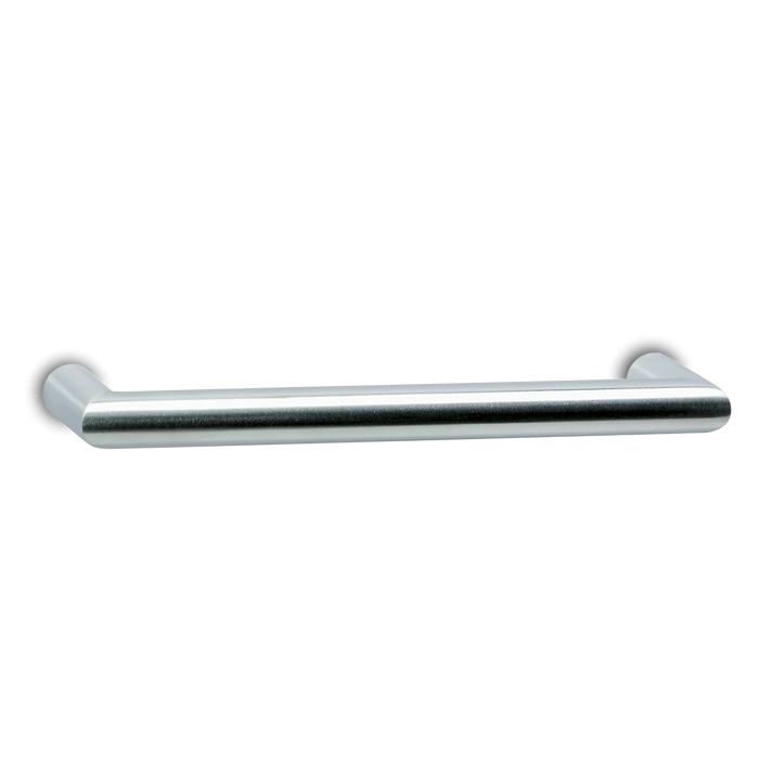 A seamless modern pull with a rounded handle and square corners.