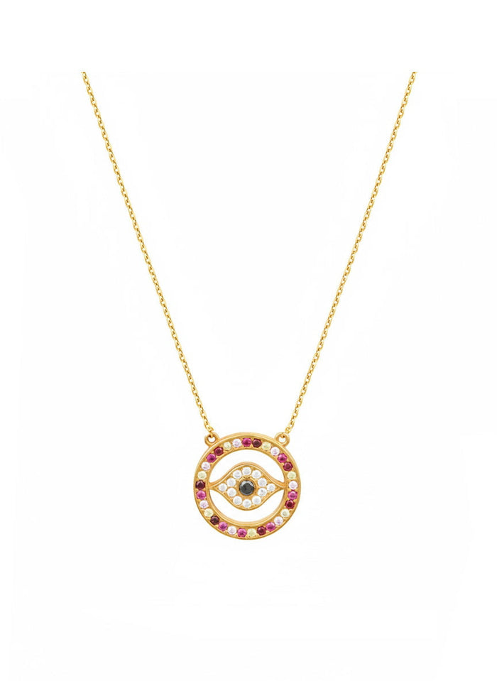Necklaces Marianna Lemos Mini Tihi Necklace Gold Pink Fade O/S Apoella