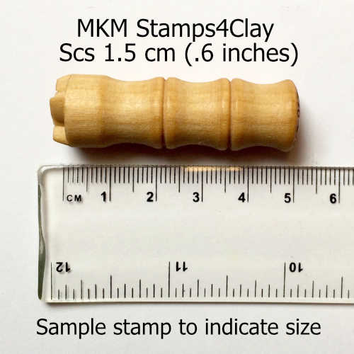 MKM SMALL ROUND STAMP FOR CLAY (SCS-120)