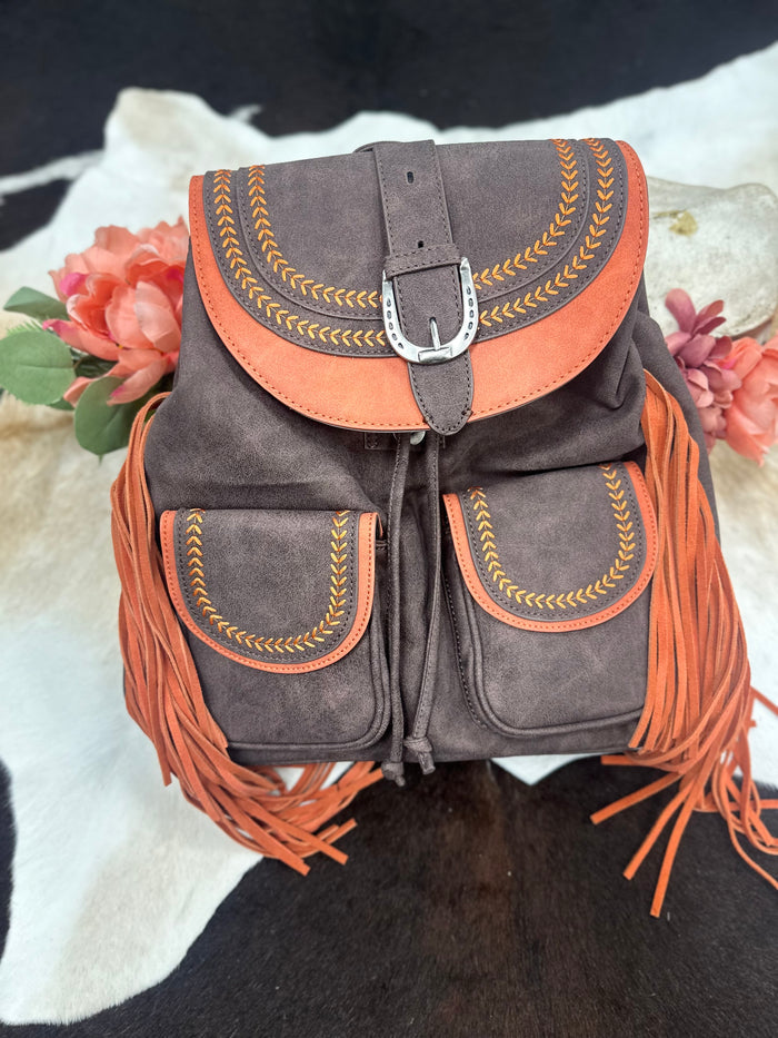 Montana West Frontier Fringe Backpack