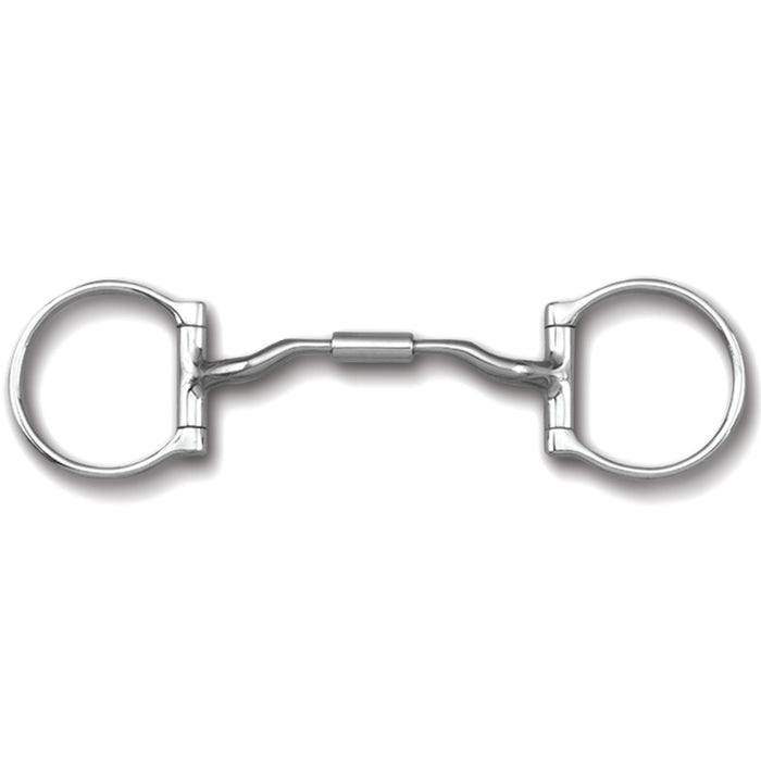 Myler Metal horse bridle bit on a white background