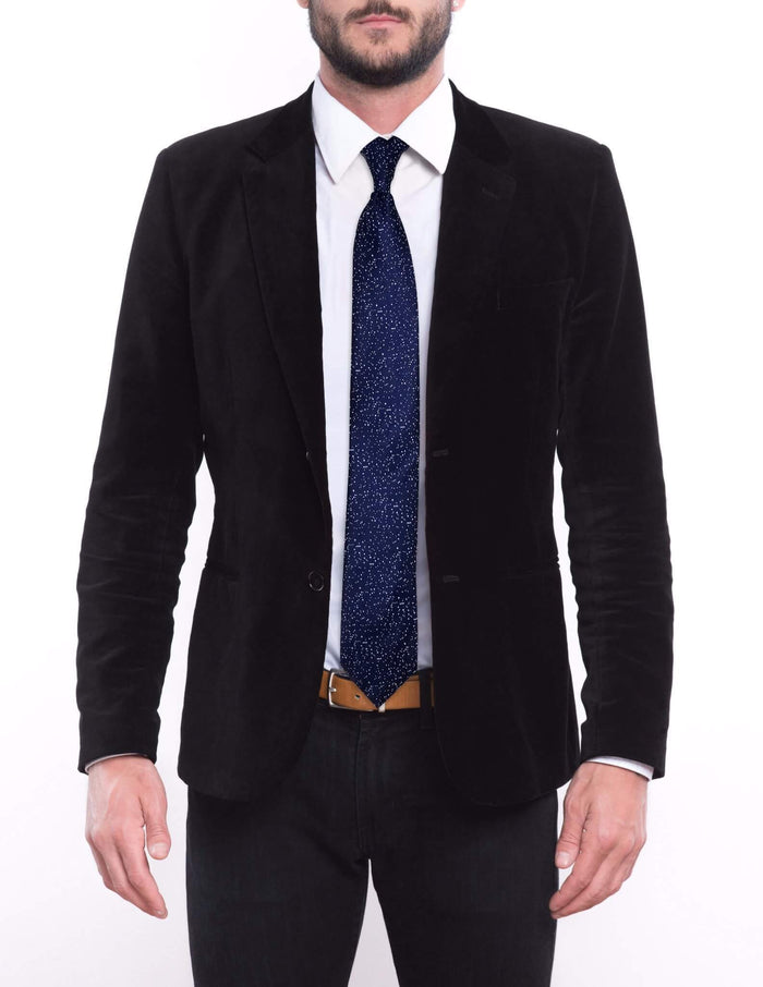 Navy Blue Constellations Pre-tied Tie, Tie, GoTie