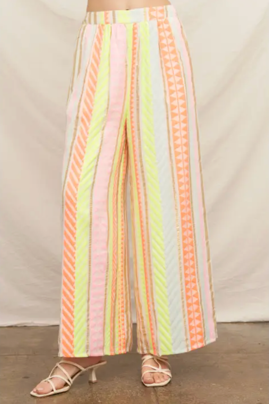 Neon Lurex Pants