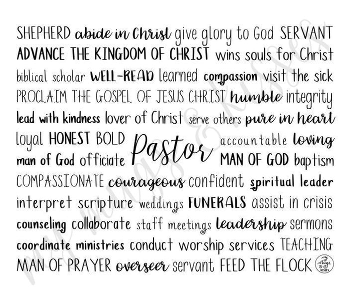 Pastor Travel Mug