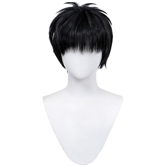 【Ready For Ship】DokiDoki Anime Slam Dunk Cosplay Kaede Rukawa Cosplay Wig Short Black