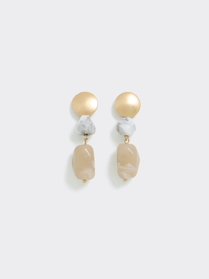 Resin Pendant Earrings
