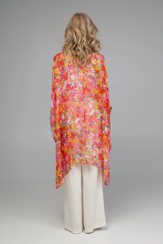 Sheri Floral Long Shirt