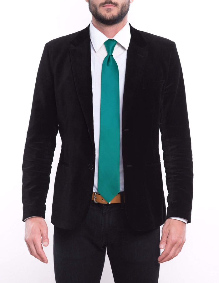 Solid Seaweed Green Pre-tied Tie, Tie, GoTie