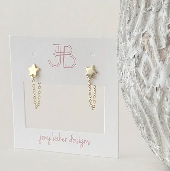 Star Chain Studs