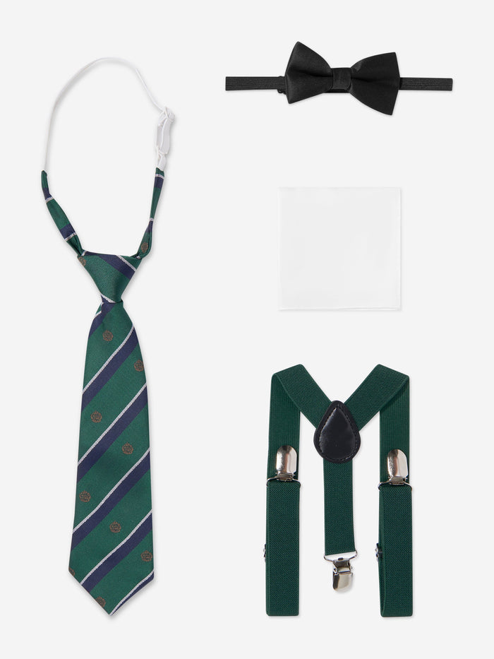 SUITLAB London Boys 7 Piece Suit Set in Green