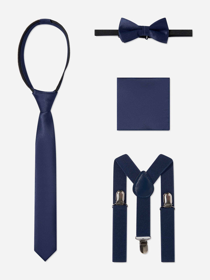 SUITLAB London Boys 7 Piece Suit Set in Navy