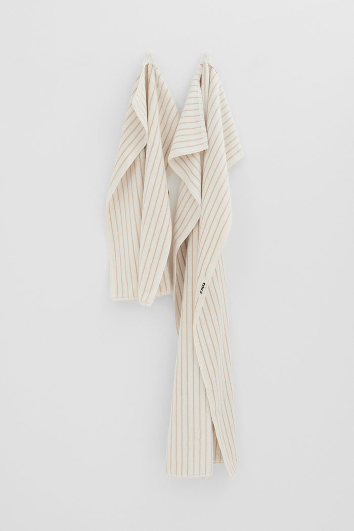 Terry Bath Towel Sienna Stripe