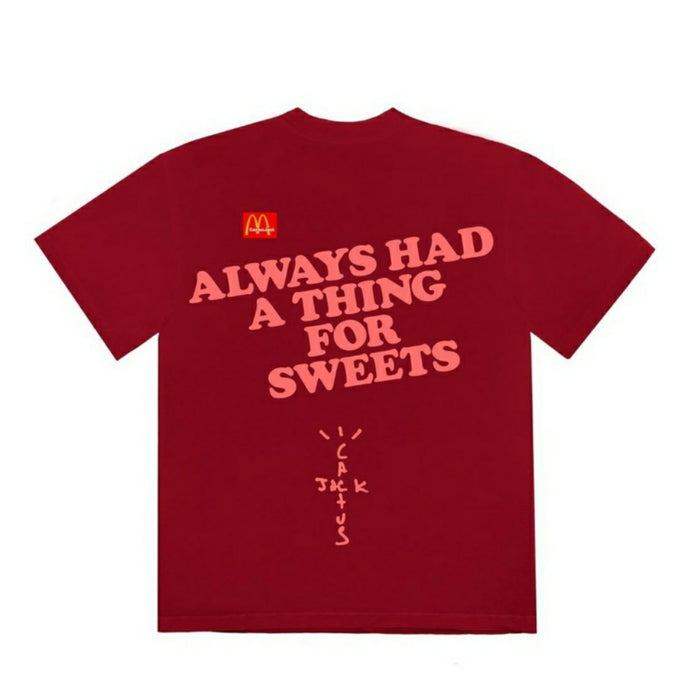 Travis Scott x McDonalds Apple Pie Tee Red Multi