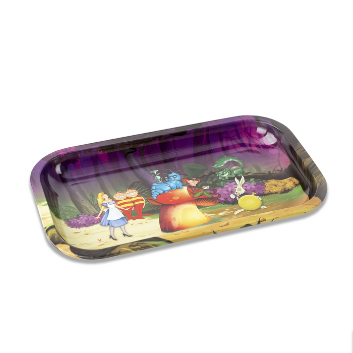 metal rolling tray alice mushroom v syndicate