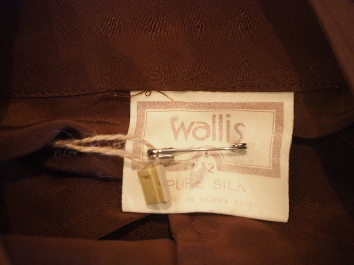 Wallis Brown Silk Kimono 12