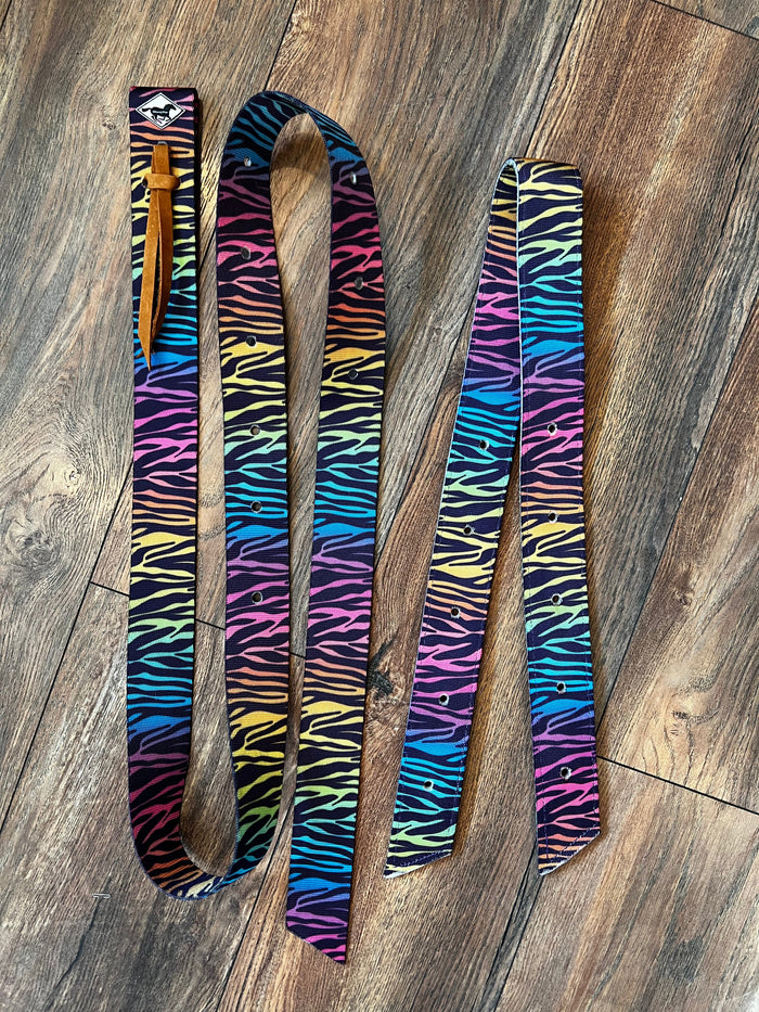 WhinneyWear 80's Zebra Cinch Set